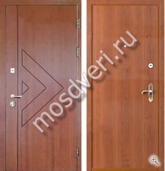Стальная дверь в квартиру с МДФ и ламинатом - купить от производителя Мосдвери Стальная дверь в квартиру с МДФ и ламинатом